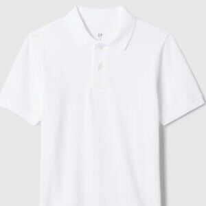 Kids Uniform Pique Polo Shirt